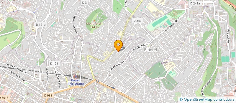 localisation de l'entreprise SCI RPIMO à ROUEN