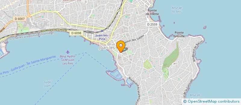 localisation de l'entreprise SCI RPK à ANTIBES