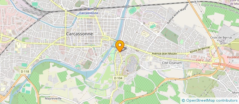 localisation de l'entreprise SCI RPM à CARCASSONNE
