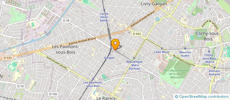 localisation de l'entreprise SCI RPM à LIVRY-GARGAN