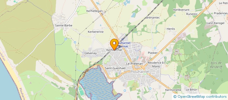 localisation de l'entreprise SCI RPROJECT  PLOUHARNEL