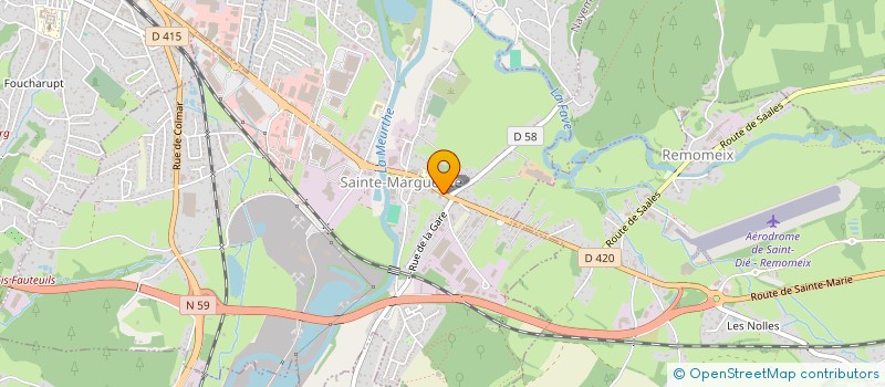 localisation de l'entreprise SCI RPS  SAINTE-MARGUERITE