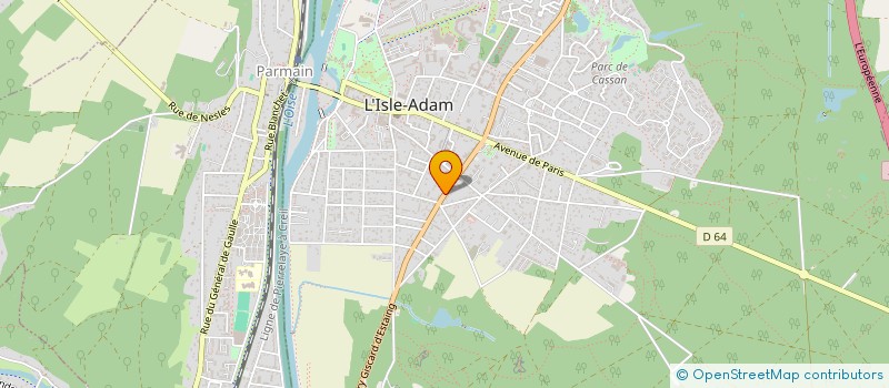 localisation de l'entreprise SCI RPS  L'ISLE-ADAM