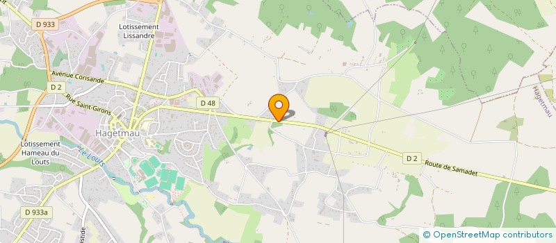 localisation de l'entreprise SCI RPSH  SERRES-GASTON