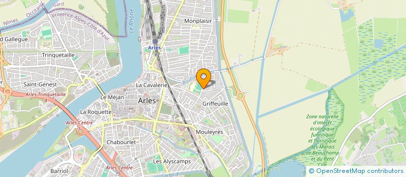 localisation de l'entreprise SCI RPTE à ARLES