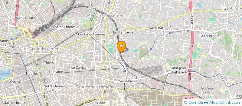 localisation de l'entreprise SCI 'RR' à MARSEILLE