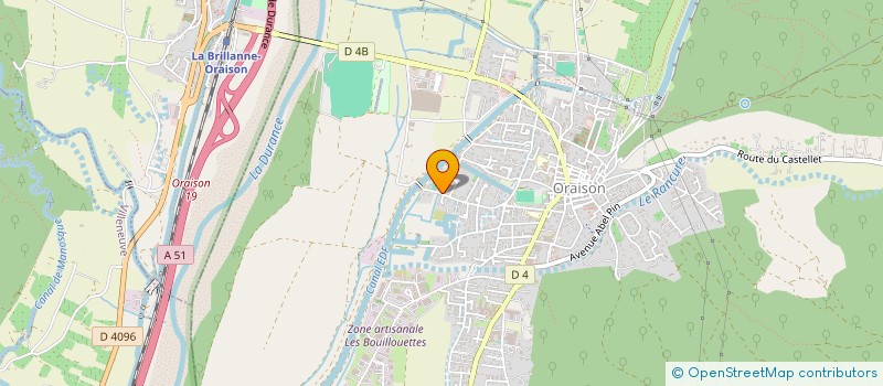 localisation de l'entreprise SCI RR2  ORAISON