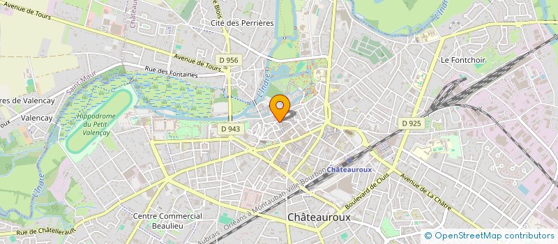 localisation de l'entreprise SCI RRAF 16 à CHATEAUROUX