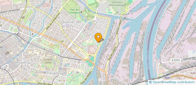 localisation de l'entreprise SCI RRE IMMO  STRASBOURG