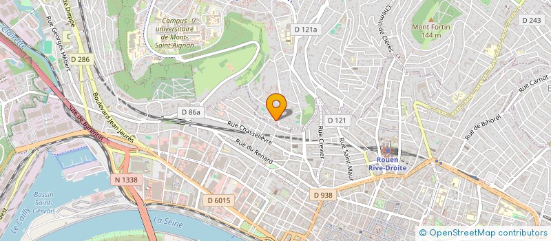 localisation de l'entreprise SCI RRFB  MONT-SAINT-AIGNAN