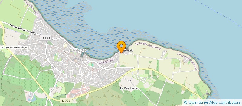 localisation de l'entreprise SCI RRJD  LA FLOTTE