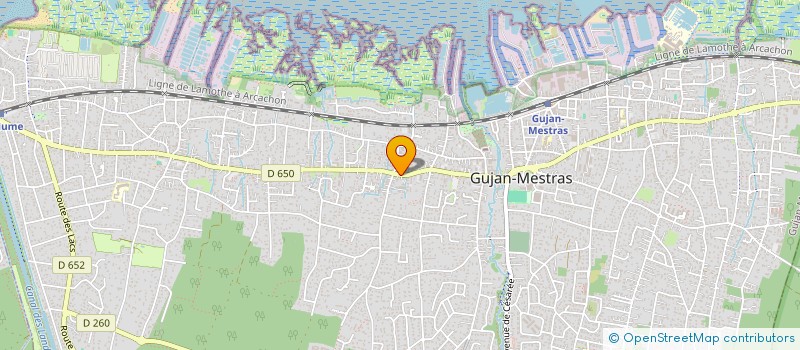 localisation de l'entreprise SCI RRP  GUJAN-MESTRAS