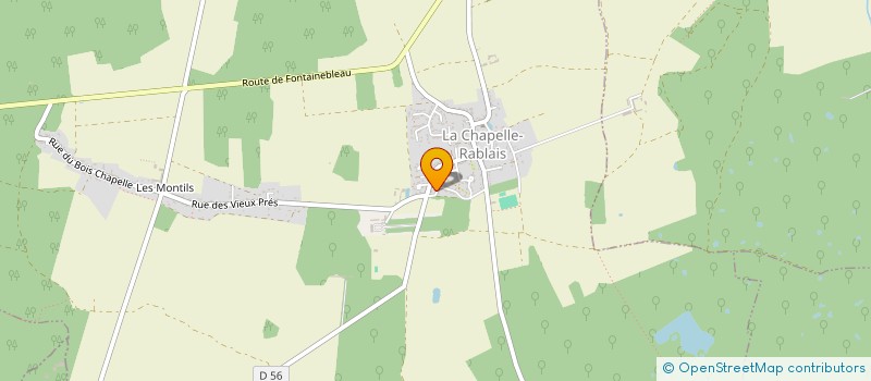 localisation de l'entreprise SCI RRP  LA CHAPELLE-RABLAIS