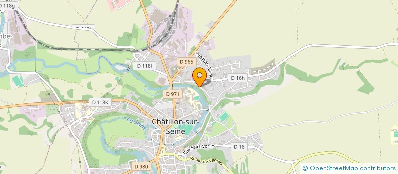 localisation de l'entreprise SCI RS  CHATILLON SUR SEINE