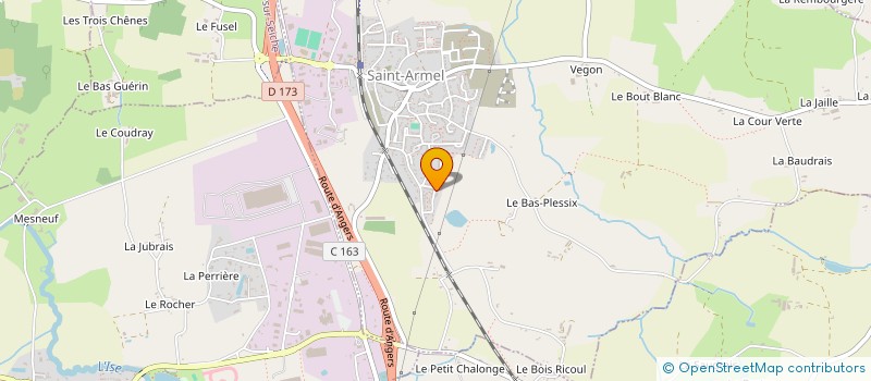 localisation de l'entreprise SCI RS  SAINT-ARMEL