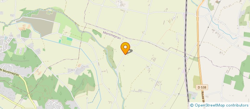 localisation de l'entreprise SCI RS  MONTMEYRAN
