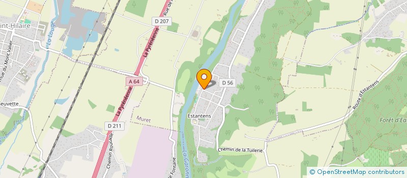 localisation de l'entreprise SCI RS  MURET