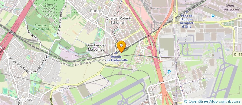 localisation de l'entreprise SCI RS  RUNGIS