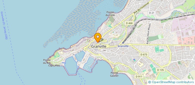 localisation de l'entreprise SCI RS BATIM  GRANVILLE