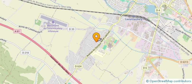 localisation de l'entreprise SCI RS CONVERGENCE  CASTELNAUDARY