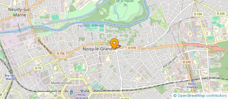 localisation de l'entreprise SCI RS IMMO  NOISY-LE-GRAND