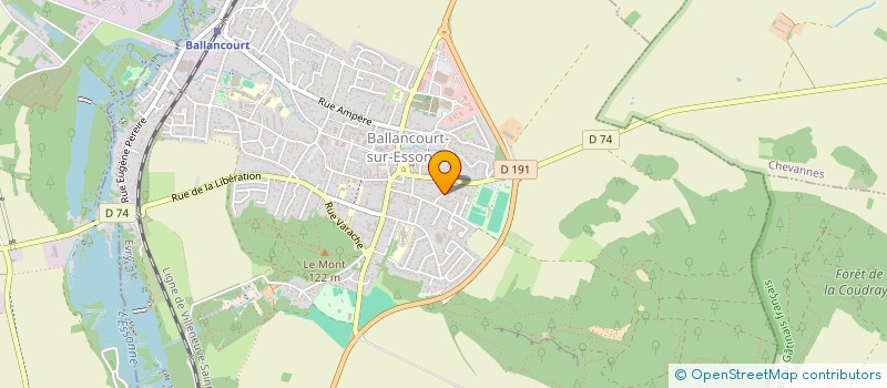 localisation de l'entreprise SCI RS&MD  BALLANCOURT-SUR-ESSONNE