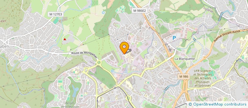 localisation de l'entreprise SCI RS NEWLIFE  GRABELS