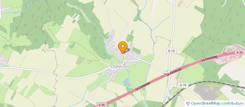 localisation de l'entreprise SCI RS3M  CHATENOIS