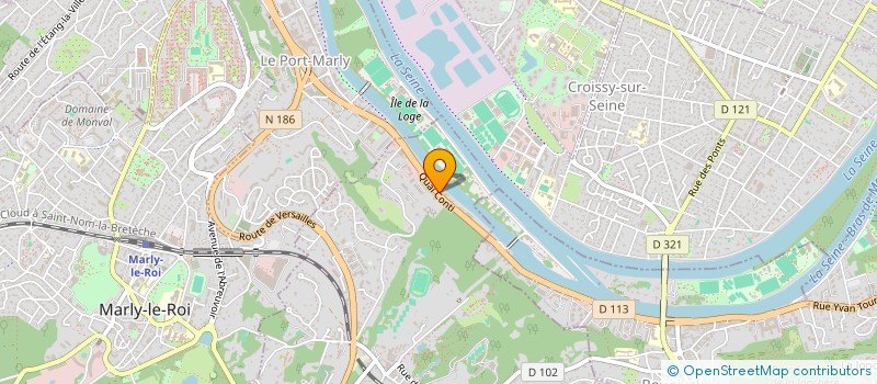 localisation de l'entreprise SCI RSC  LOUVECIENNES