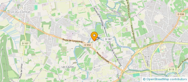 localisation de l'entreprise SCI RSC  CARPENTRAS