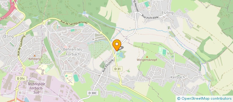 localisation de l'entreprise SCI RSC  BEHREN-LES-FORBACH