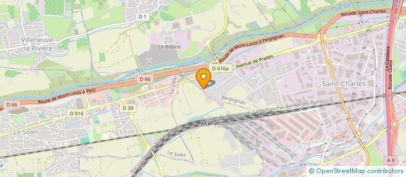 localisation de l'entreprise SCI RSC PATRIMIUM à PERPIGNAN