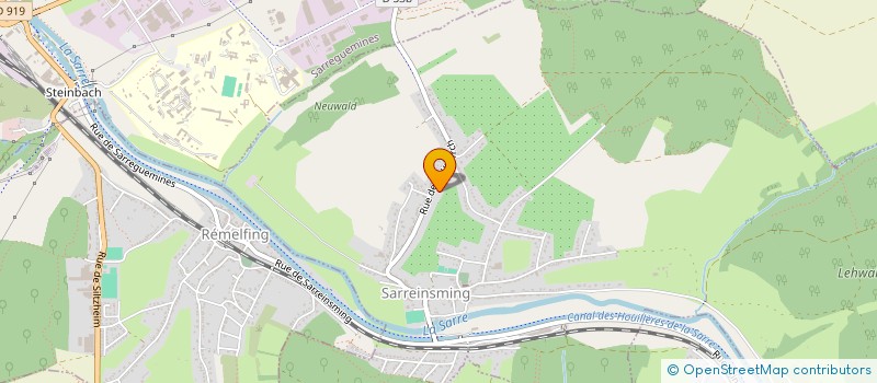 localisation de l'entreprise SCI RSE  SARREINSMING