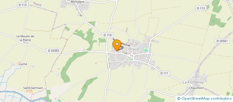 localisation de l'entreprise SCI RSE PARTNERS  THAIRE