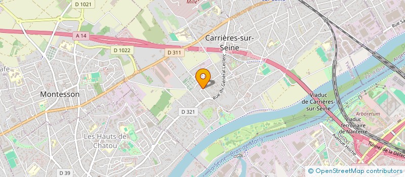 localisation de l'entreprise SCI RSECA  CARRIERES-SUR-SEINE