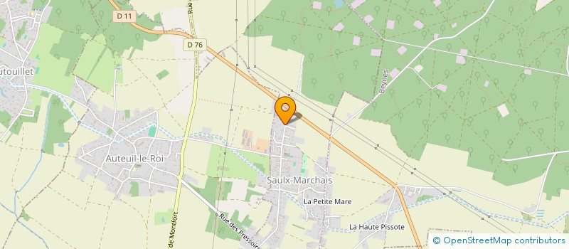 localisation de l'entreprise SCI RSF IMMO  SAULX-MARCHAIS