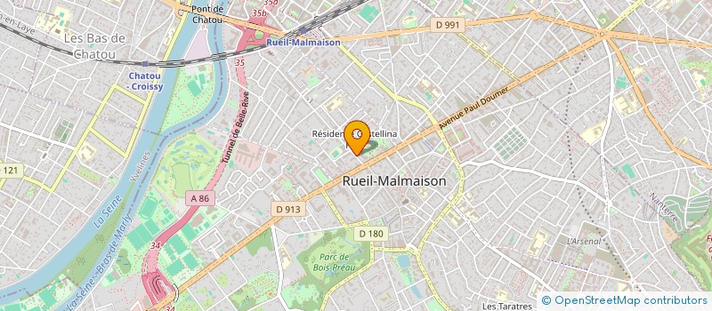 localisation de l'entreprise SCI RSG à RUEIL-MALMAISON