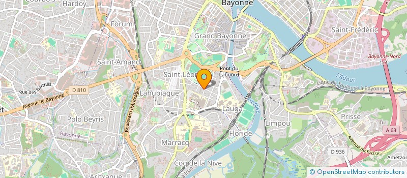 localisation de l'entreprise SCI RSG IMMO à BAYONNE