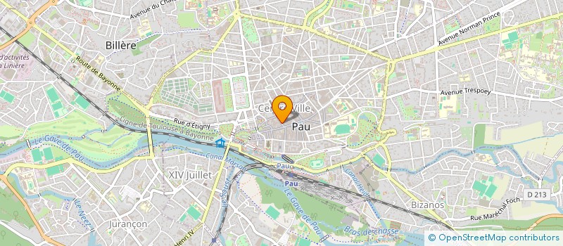 localisation de l'entreprise SCI RSO à PAU