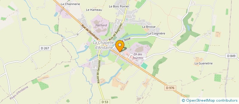 localisation de l'entreprise SCI RSP à RIVES D'ANDAINE