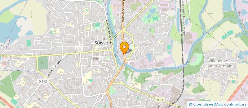 localisation de l'entreprise SCI RSQ à SOISSONS
