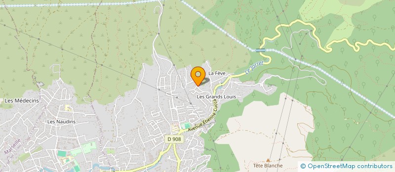 localisation de l'entreprise SCI RSR  ALLAUCH