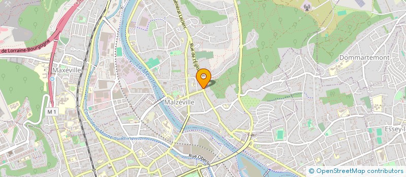 localisation de l'entreprise SCI RSS  MALZEVILLE