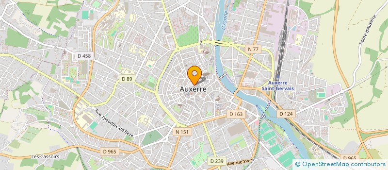 localisation de l'entreprise SCI RT-CORDELIER à AUXERRE