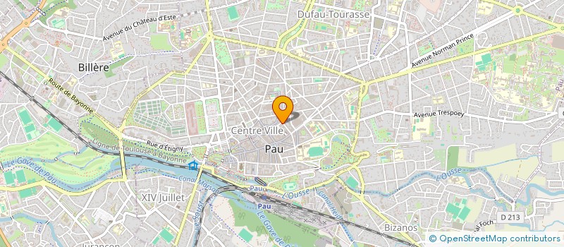 localisation de l'entreprise SCI RT IMMOBILIER à PAU