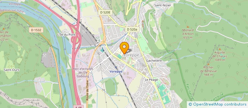 localisation de l'entreprise SCI RT PATRIMOINE  GRENOBLE