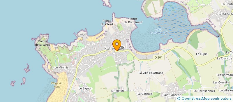 localisation de l'entreprise SCI RT9  SAINT-MALO