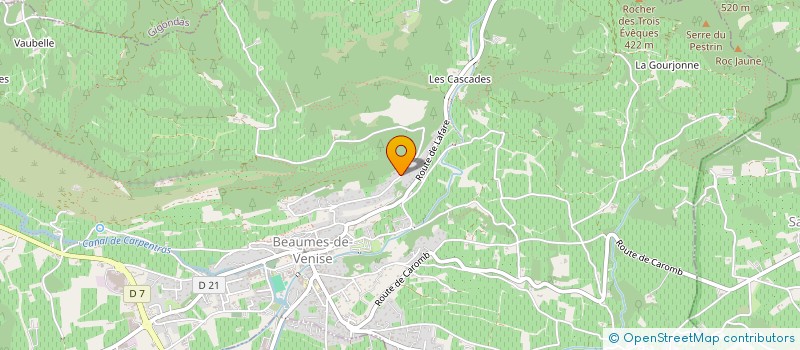 localisation de l'entreprise SCI RTB  BEAUMES-DE-VENISE