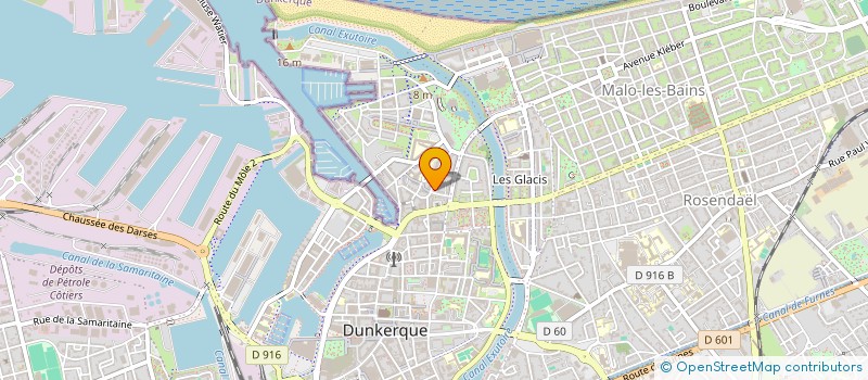 localisation de l'entreprise SCI RTC à DUNKERQUE