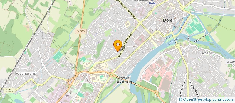 localisation de l'entreprise SCI RTC à DOLE